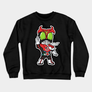 Kamen Rider Stronger Chibi Style Kawaii Crewneck Sweatshirt